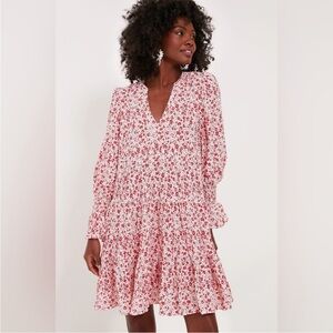 Tuckernuck Pomander Place Scarlet Ditsy Floral Kenzo Dress. Great condition!